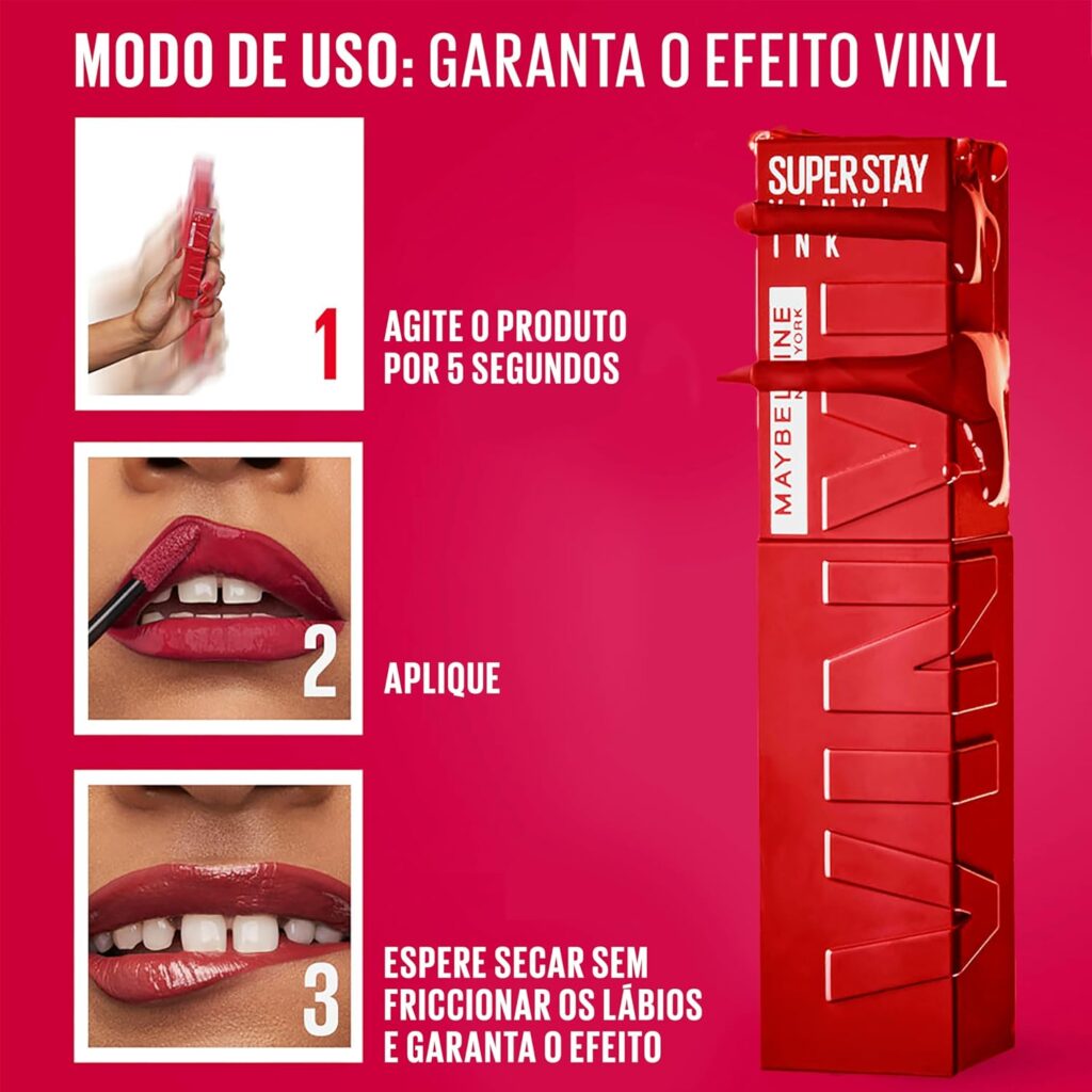 Maybelline SuperStay Vinyl Ink — O Batom Líquido que Aguenta o Dia Inteiro (e o Café)