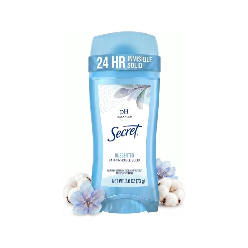 Secret Antitranspirante Original Sem Perfume — O Desodorante Americano de Recompra Garantida